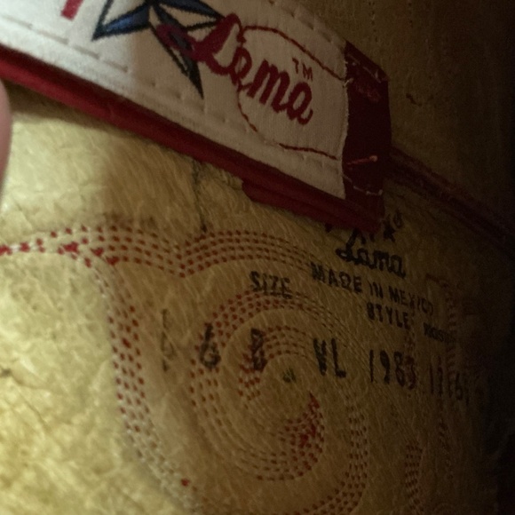 Tony Lama women’s red leather western boots size 6 - Picture 5 of 9